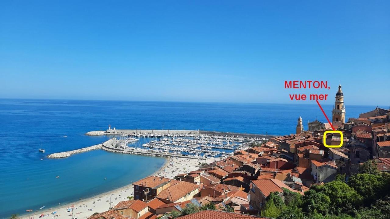 Menton, Centre Historique, Vue Mer Экстерьер фото